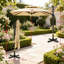 Abat-jour rotatif pour terrasse en aluminium 9,8 pi