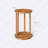 Solid Wood C Table – Round Minimalist End Table Design