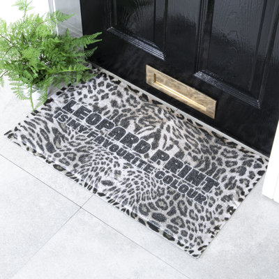 Eta Non-Slip Animal Print Doormat