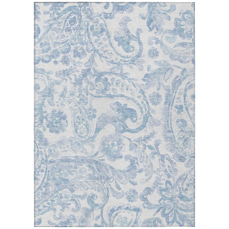 Spresa Washable Paisley Indoor / Outdoor Rug