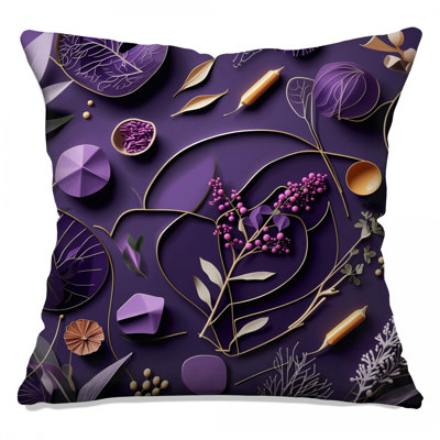 Coussin Botanical, coussins double face nature