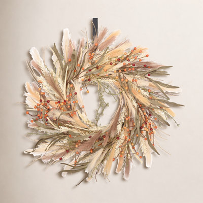 Gisello Handcrafted Faux 26'' Wreath