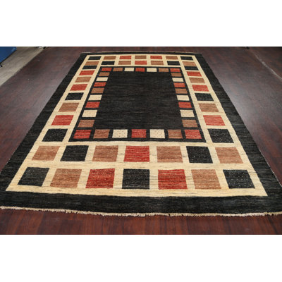 One-of-a-Kind 6'7" X 9'6" New Age Wool Area Rug in