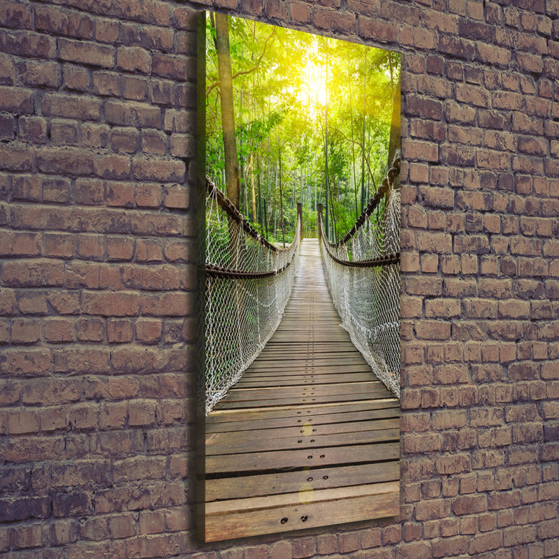 Suspension Bridge - Wrapped Canvas Print