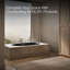 Baignoire encastrée ovale avec surface chauffante-36664296