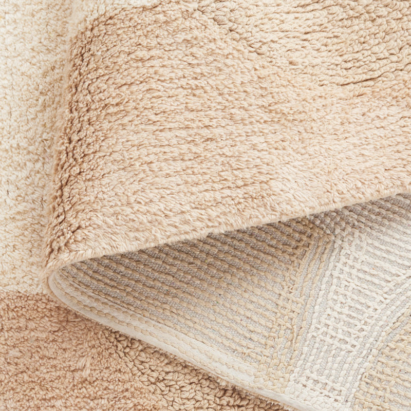 Tapis en coton recyclé touffeté à la main Easy Care, Rectangle de 5 pi x 8 pi