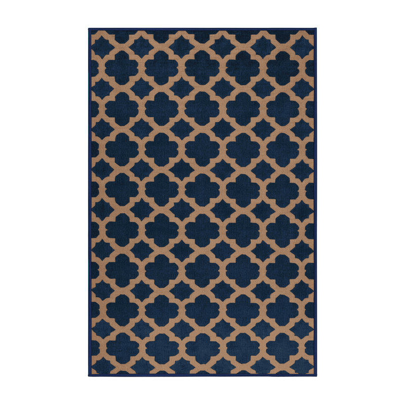 Tapis gris en treillis lavable à la machine, Rectangulaire 2 pi x 3 pi