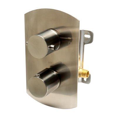 Round Knob 1 Way Thermostatic Shower Mixer
