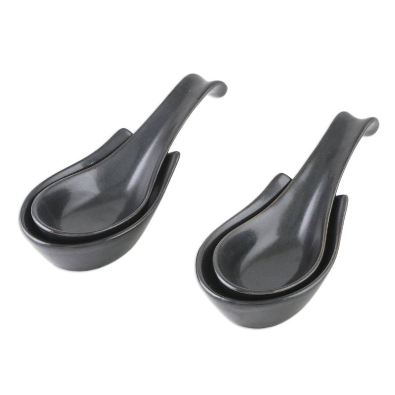 Ceramic / Porcelain Oval Spoon Rest