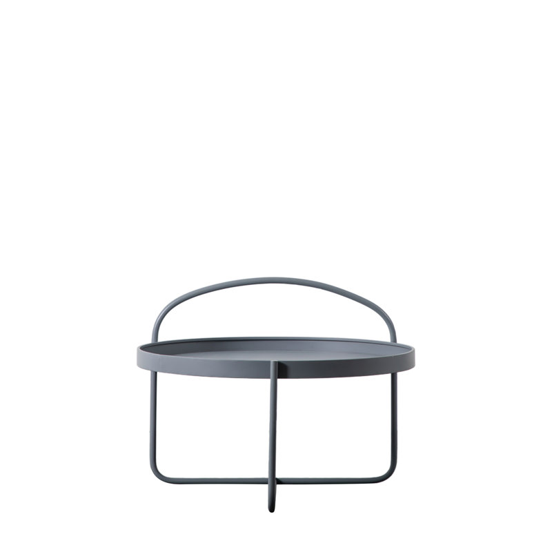 Cesalie Cross Legs Coffee Table, Grey