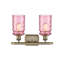 Éclairage pour meuble-lavabo à intensité réglable en laiton antique 2 lumières Wingo-47748949-107619869-107619856