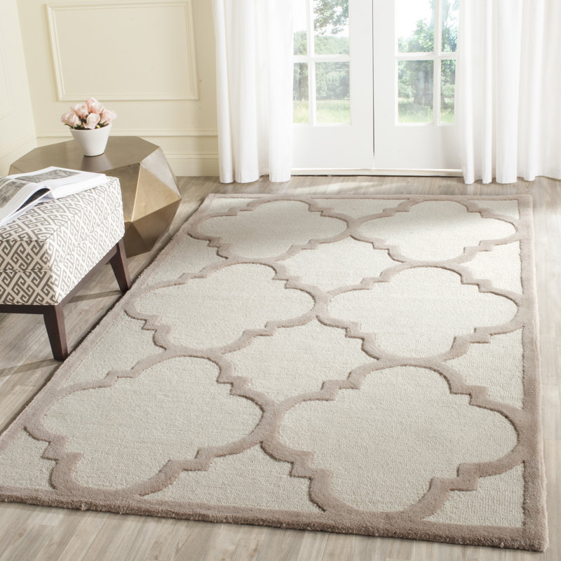 Roosevelt Geometric Wool Hand Woven 61cm X 91cm Area Rug