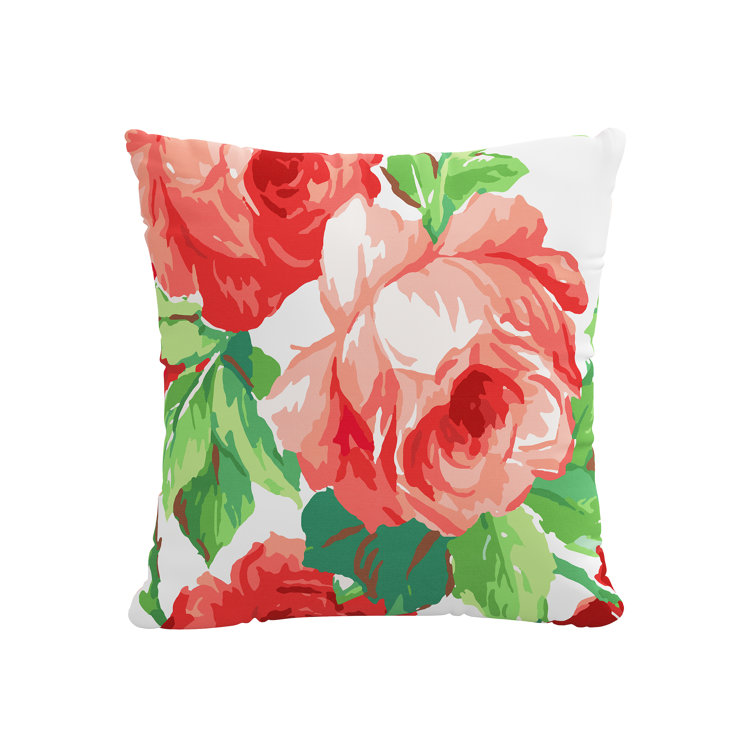 Red from Scalamandre Crafted by Cloth & Company 20 Decorative Pillow in Pattern
