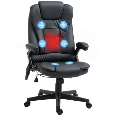 High-Back Vibration Massage Chair, Heating Office Chair