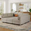 Canapé-lit modulaire réversible en velours Wylodene-86830883