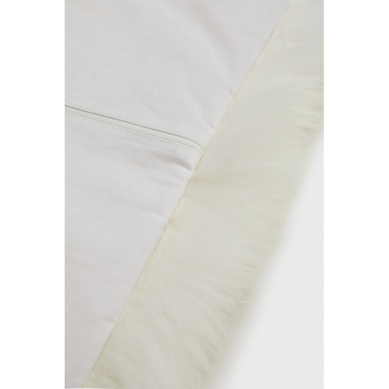 Teton Sheepskin Scatter Cushion Cover, White