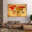 Vieille boussole, carte du monde sur toile-683262578