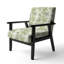 Fauteuil rembourré d'appoint tropical D-237066042