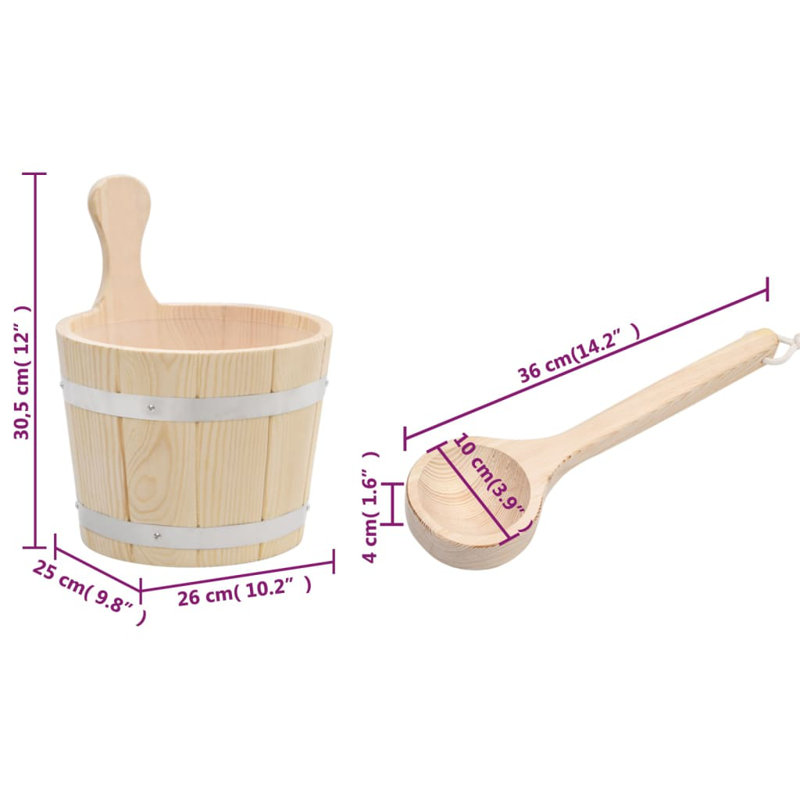 Forbis August Grove Ladle & Bucket Set