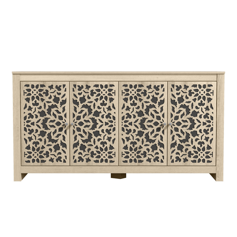 Culbreath Arrastia 4 Door Wide Sideboard, Oslo Oak
