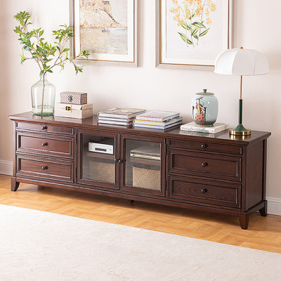 Meuble télé de style américain avec rangement minimaliste