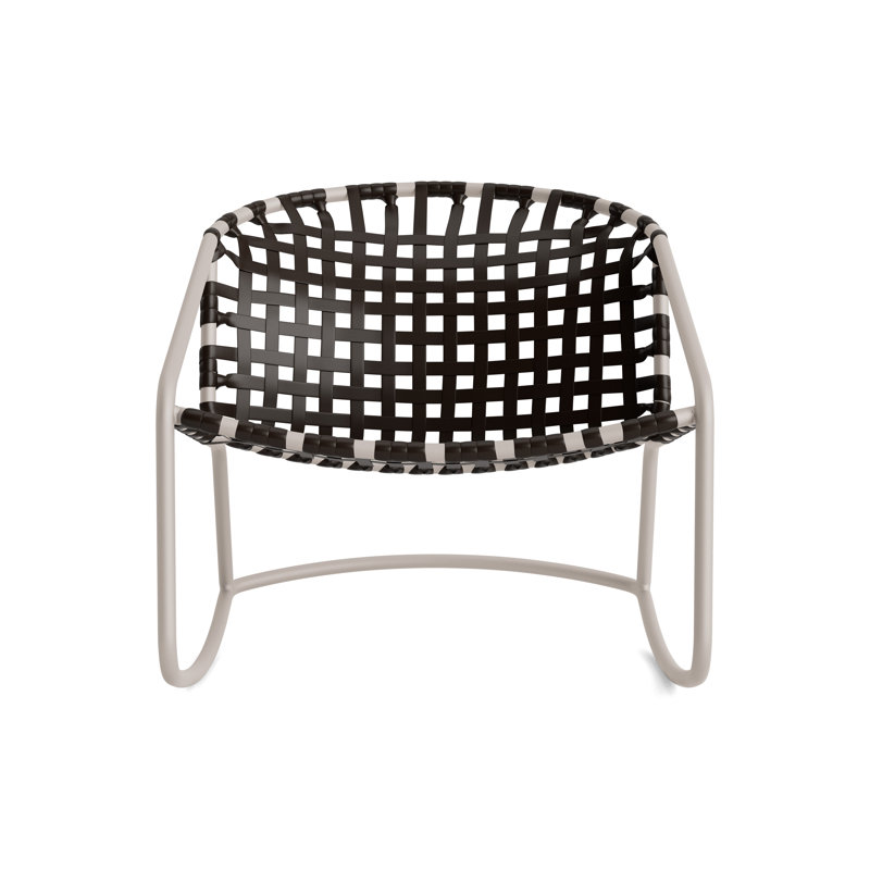 Kantan Outdoor Lounge Chair, Dove Smooth/Coffee