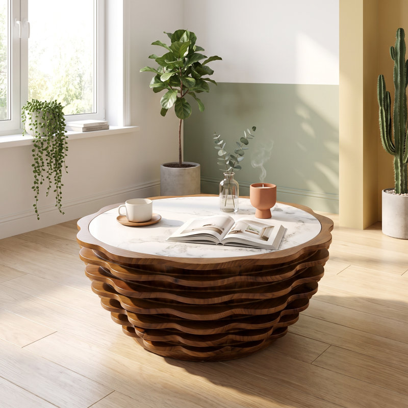 Table basse ronde ronde de 32,1 po CoreHaven