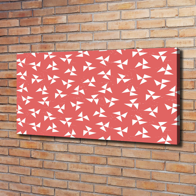 Geometric Background 1 Piece Wrapped Canvas Wall Art