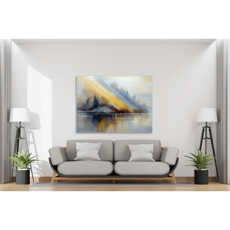 Veil Of The Morning Sun, 45" H x 60" W
