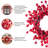 2-Piece 14D" Christmas Mini Red Berries Wreath