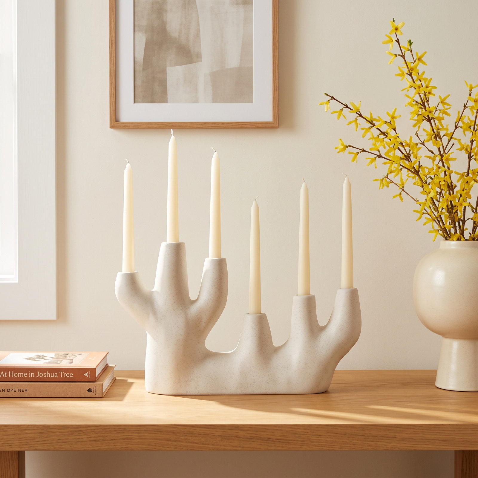 Baja Ceramic Candlestick Holder