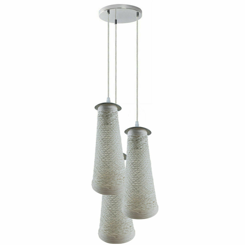 Fantazia 3 - Light White Cluster Pendant