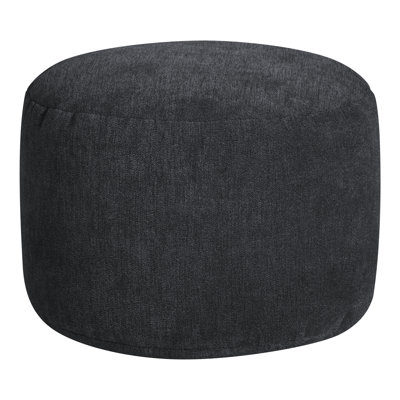 Dotcom Alfa 20" Wide Round Pouf Ottoman