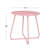 Pink Outdoor Iron Plate Table