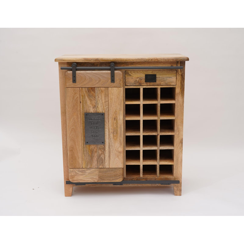 Acima 100cm Solid Wood Mini Bar