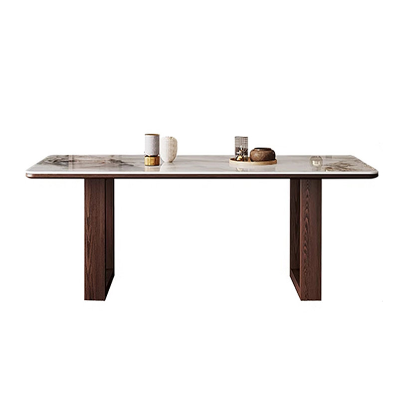 Indeigh Solid Wood Base Dining Table, 31.5" W x 62.99" L