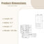 Farmhouse Kitchen Pantry - Armoire de rangement haute avec tablettes et tiroirs réglables-744187914