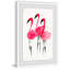 Flush Flamingoes 1 Piece Single Picture Frame Painting-855147444