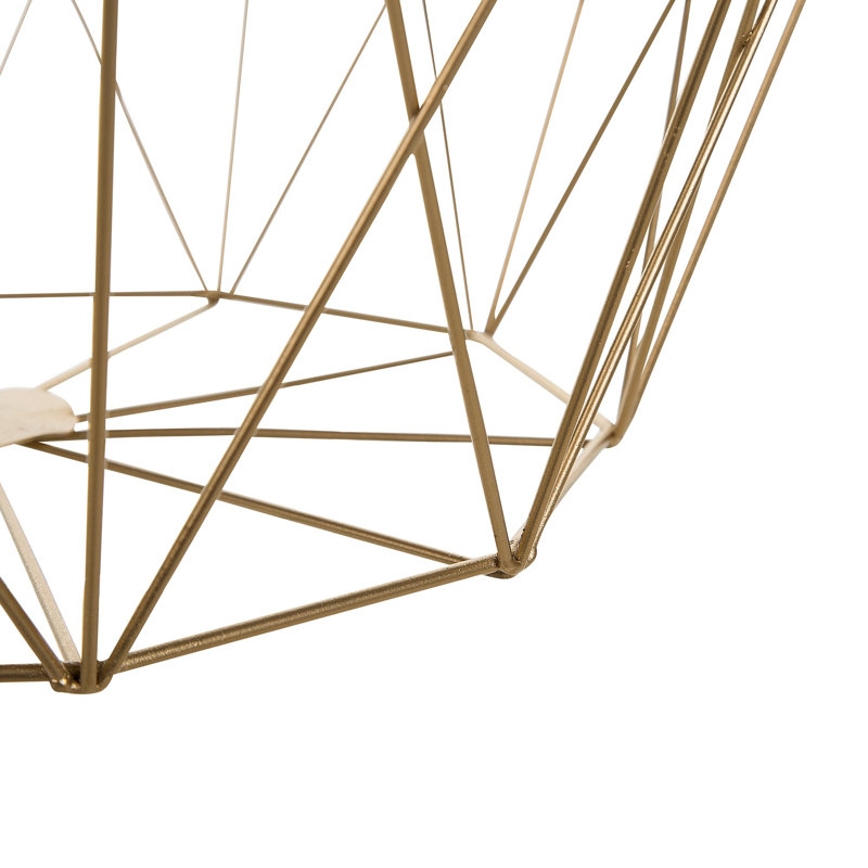Coito Frame End Table, Gold