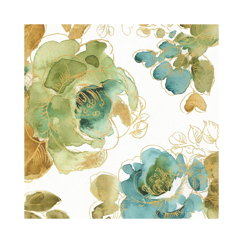My Greenhouse Roses II by Lisa Audit - Wrapped Canvas Painting, 66.04 cm H x 66.04 cm W x 3.175 cm D