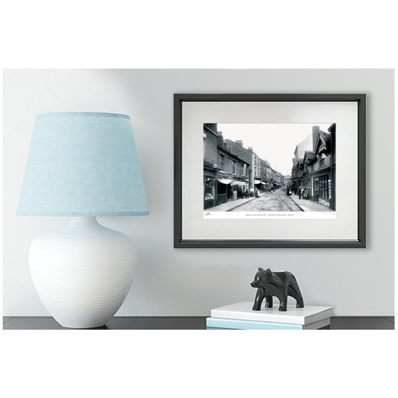 Macclesfield, Chestergate 1898 - Single Picture Frame Print, 60cm H x 80cm W x 2.3cm D