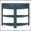 Console demi-lune avec tiroir et 2 tablettes-272522662