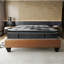 Matelas luxueux à plateau euro de 14 po, matelas en mousse à mémoire de forme très grand pour cadre de lit, gris foncé