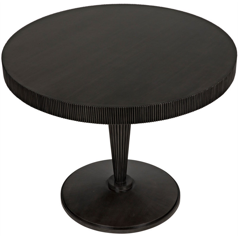 Granada 39" Black Mahogany Round Dining Table