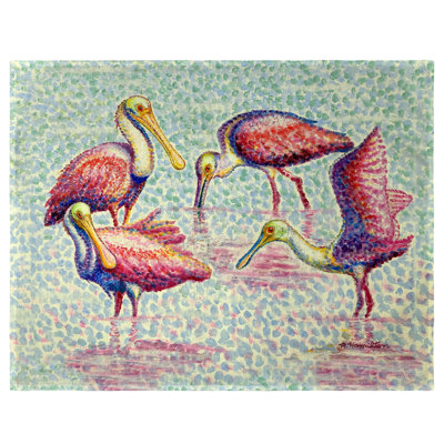 Ensemble de 4 napperons Spoonbill Group