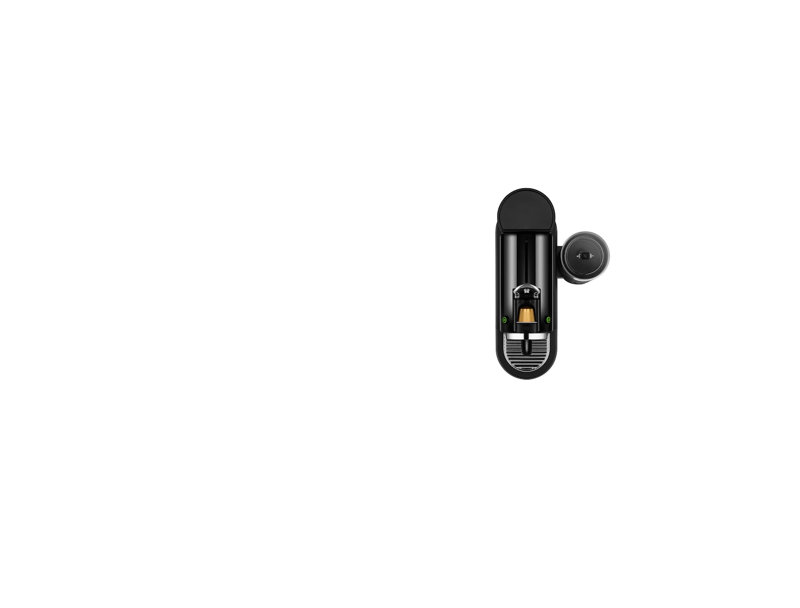Nespresso Citiz Original Coffee and Espresso Machine with Aeroccino Milk Frother by De'Longhi, Black