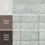 Carreau de porcelaine pour plancher et mur 7-7 / 8 po x 7-7 / 8 po Tiffany