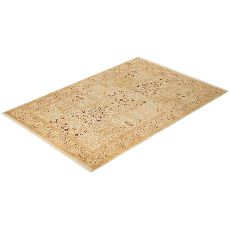 Classic One-of-a-Kind 6' 0" x 8' 9" Hand Knotted Area Rug
