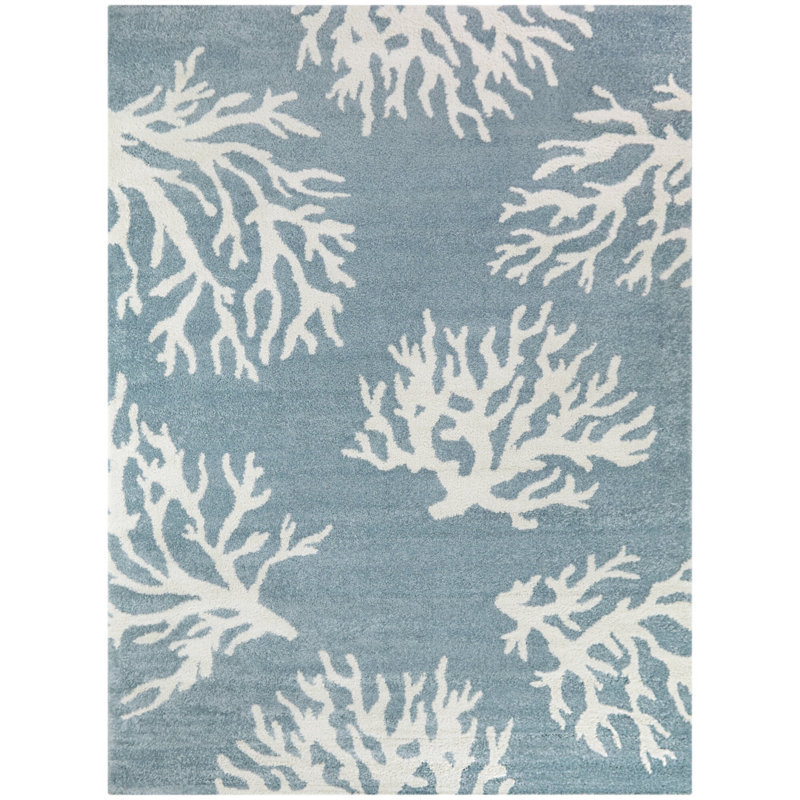 Boca Blue Area Rug, Rectangle 8'9" x 12'