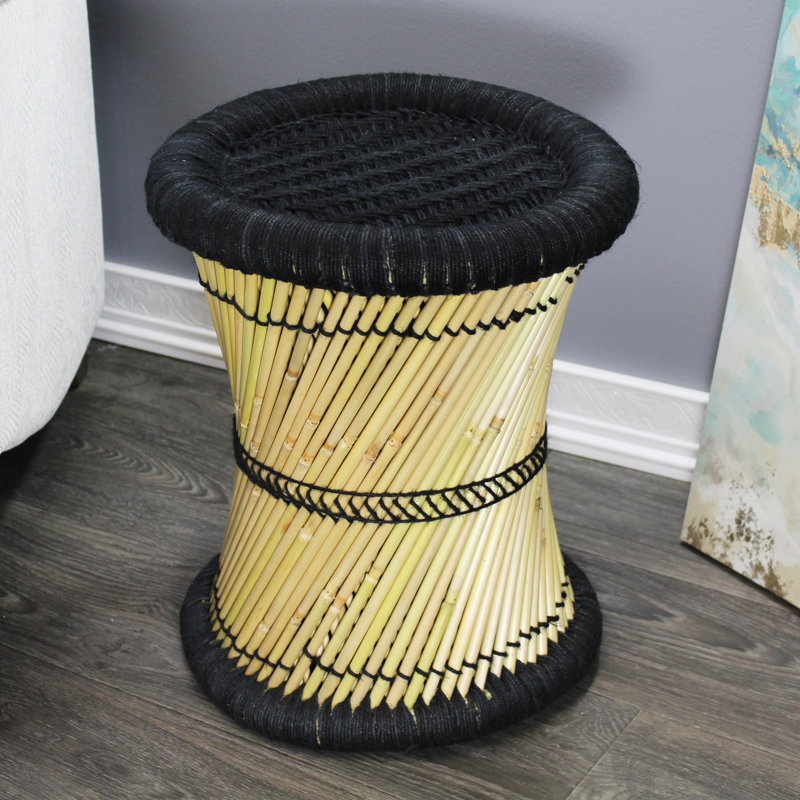 Tabouret d'appoint Barkhamsted, Noir